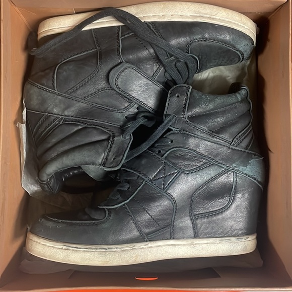 Ash As-cool Ter wedge sneaker black size 40 - Picture 3 of 17